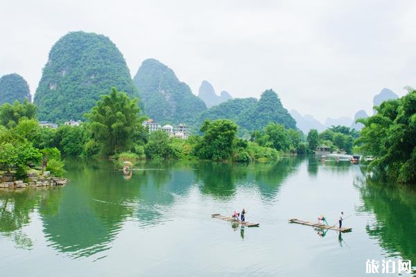 陽朔兩日游路線圖